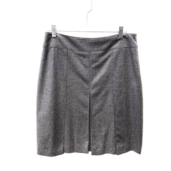 Escada Gray Wool & Cashmere Blend Skirt Size M (Italian 42) - Picture 1 of 6